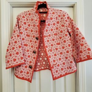 Trimdin Classic Nautical Coral Reversible Jacket XS